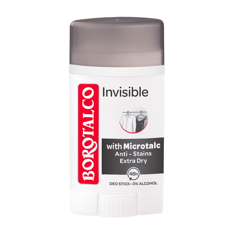 Borotalco Invisible 48h deodorant stick, 40 mL