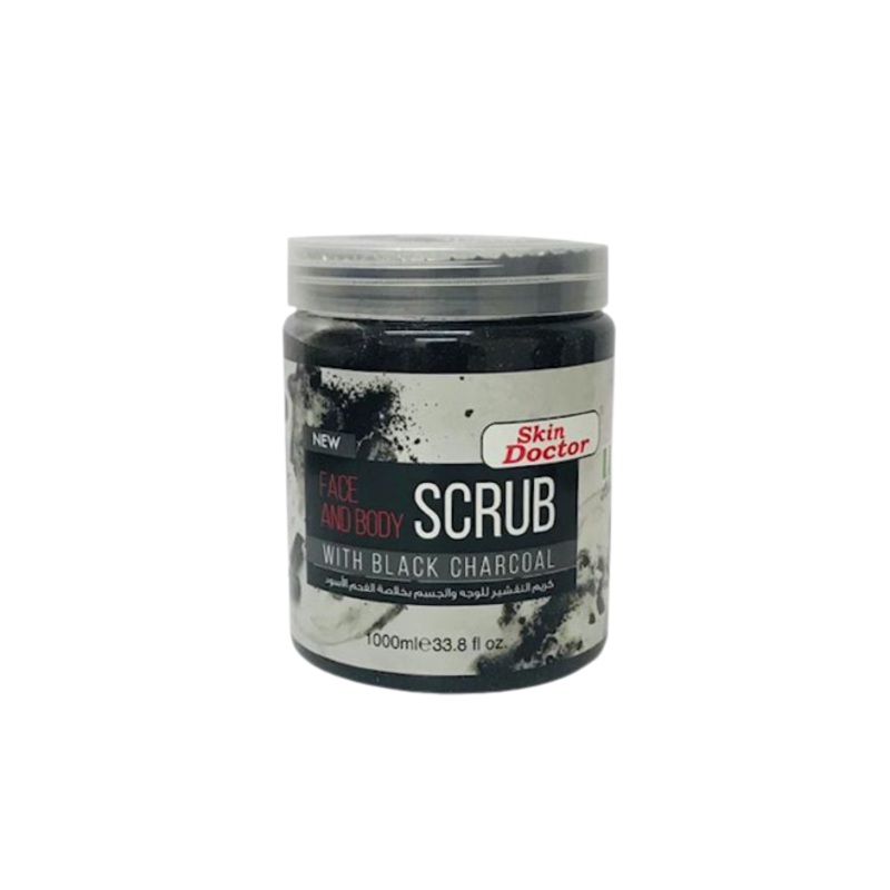 Skin Doctor Face And Body Scrub Black Charcoal