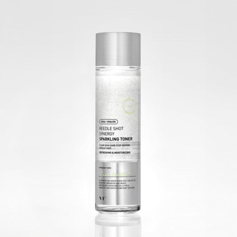 VT Reedle Shot Synergy Sparkling Toner  150ml | Pore-Refining, Hydrating & Sparkling Water Toner