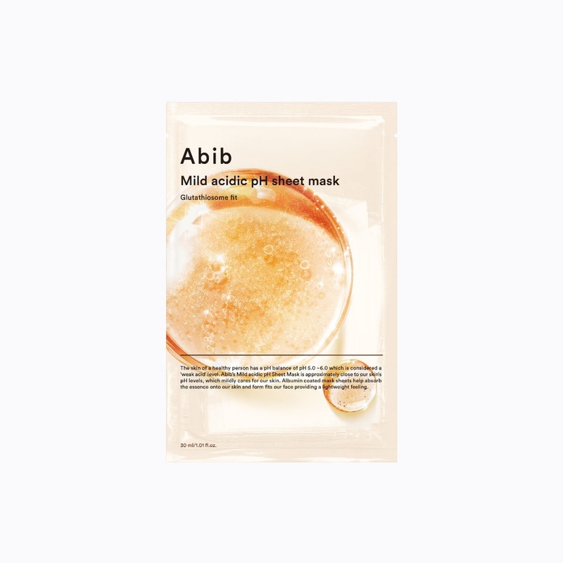 Abib Mild Acidic pH Sheet Mask Glutathiosome Fit