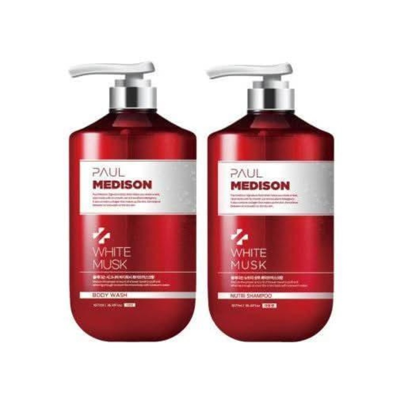 Paul Medison Signature Body Wash White Musk 1077ml X 2 | Luxurious Cleansing & Hydration