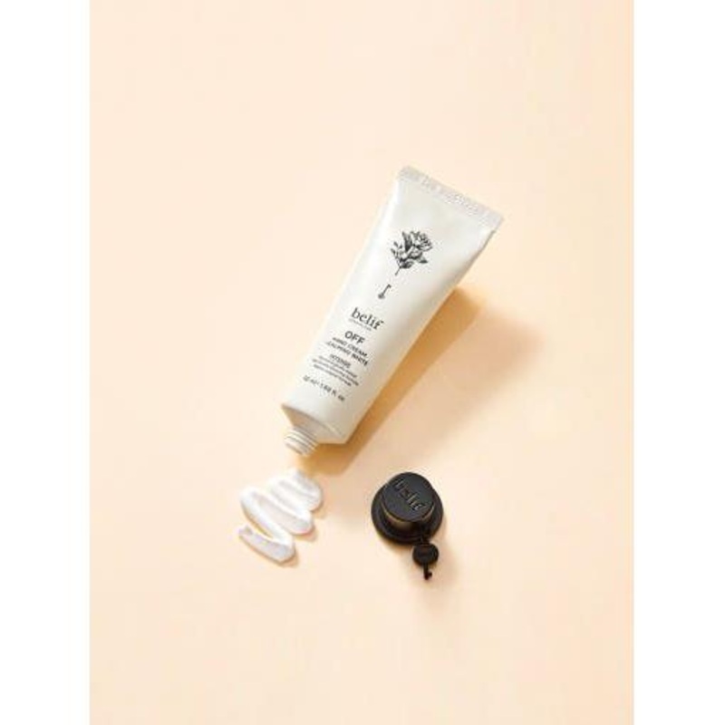 belif Off Intense Hand Cream Calming White  50ml | Deep Hydration & Elegant Floral Woody Scent