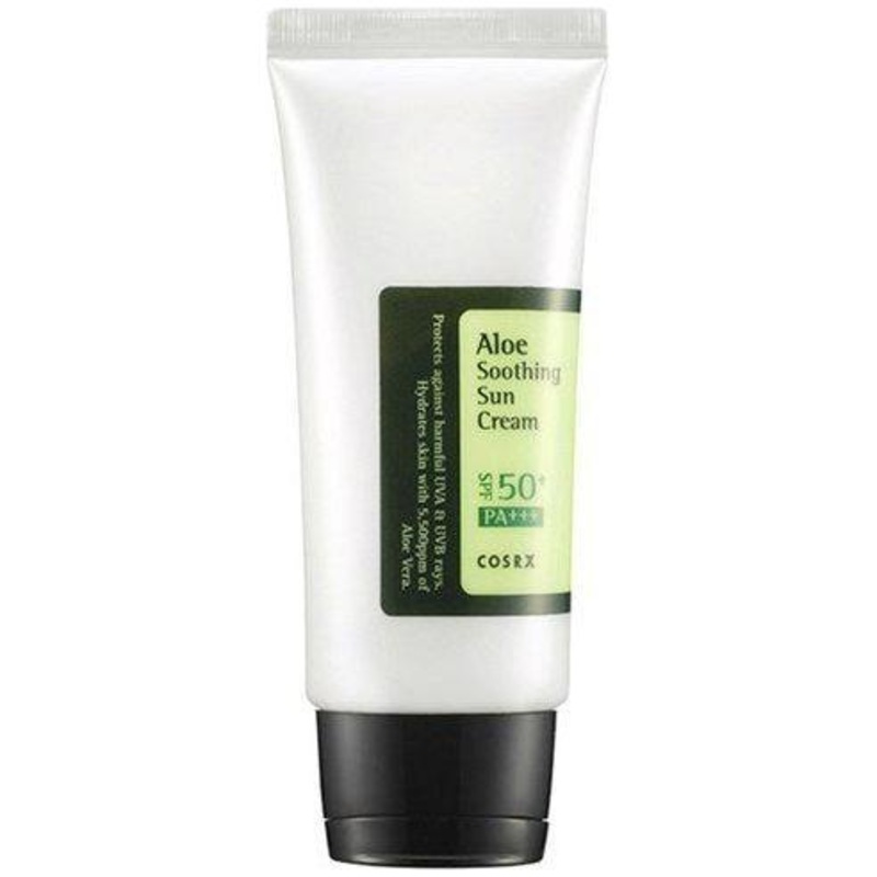 COSRX Aloe Soothing Sun Cream SPF50+ PA+++ | Lightweight, Soothing Sunscreen for Daily Protection