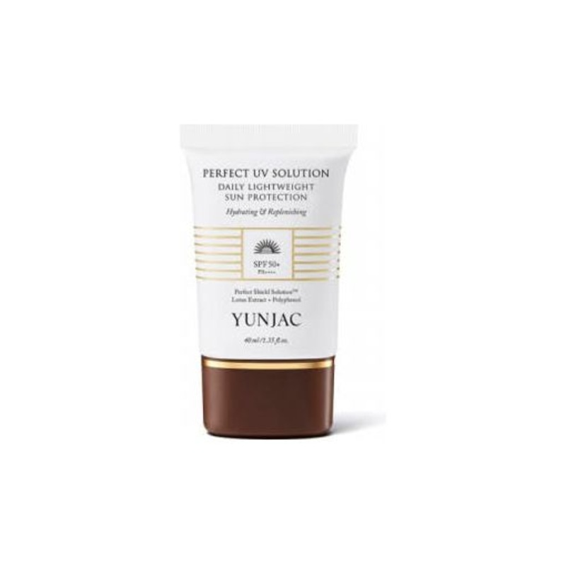 YUNJAC Perfect UV Solution Daily Lightweight Sun Protection SPF50+ PA++++ – 40ml | Ultra-Light, Non-Sticky Sunscreen