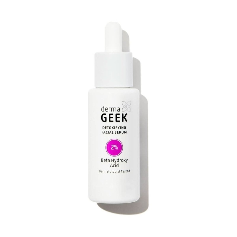 dermaGEEK Detoxifying Facial Serum  40ml | Brightening & Exfoliating Serum