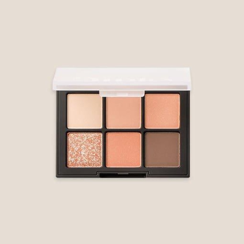 Dinto Blur-Finish Shadow  5.4g  #706 George Eliot  Peach-Toned Eyeshadow Palette for Fresh, Glowing Looks