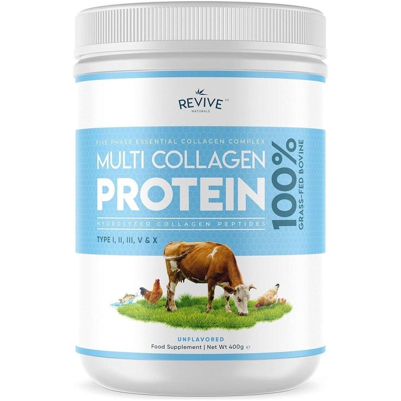 Revive Multi Collagen Protein Powder – 400g | 5 Types of Collagen for Maximum Results 20 Servings (Pack Of 1)