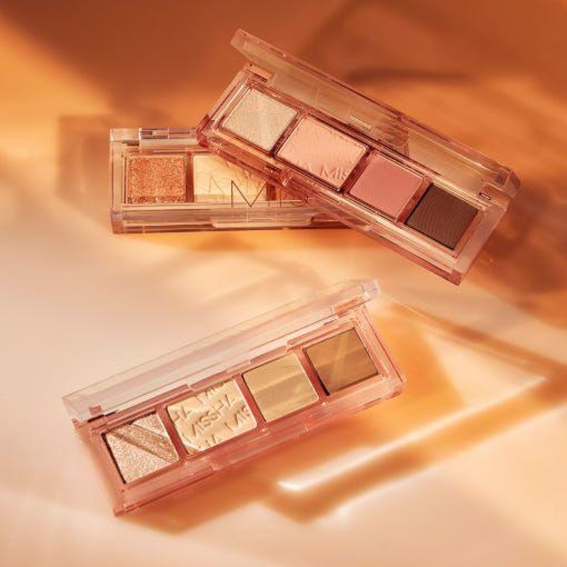 MISSHA Day Vibe Palette  3g | 4-Shade Eyeshadow Palette for Effortless Everyday Glam BEIGE MOTION