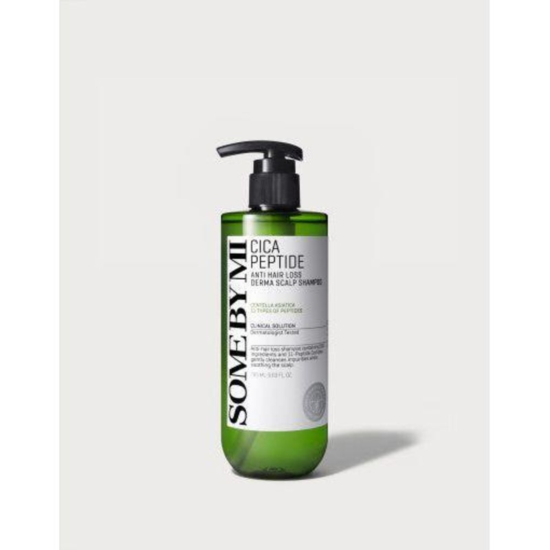 SOME BY MI Cica Peptide Anti Hair Loss Derma Scalp Shampoo  285ml | Strengthens Hair & Scalp, Fights Hair Loss