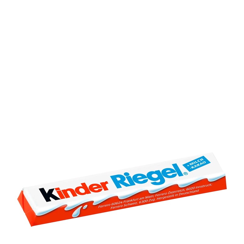 kinder Riegel milk chocolate bar, 21 g