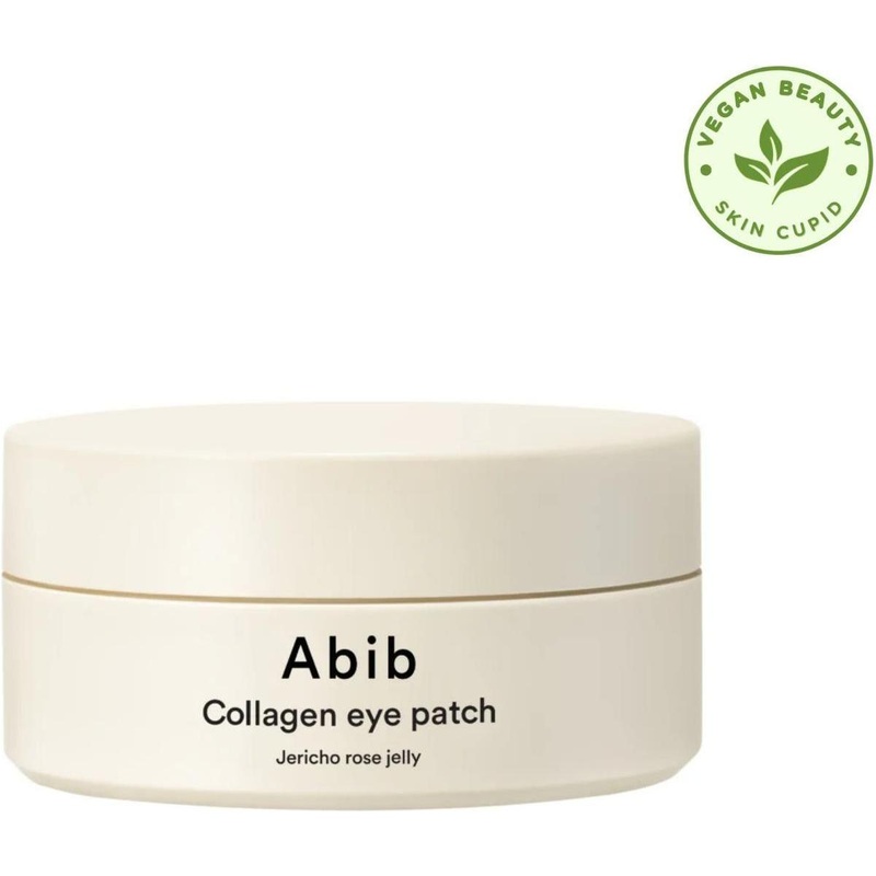 ABIB Collagen Eye Patch Jericho Rose Jelly  60pcs | Vegan Collagen Eye Patches for Brightening, Depuffing & Anti-Ageing