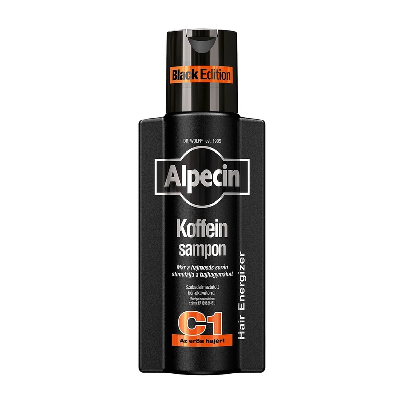 Alpecin Caffeine C1 Black Edition shampoo, 250 mL