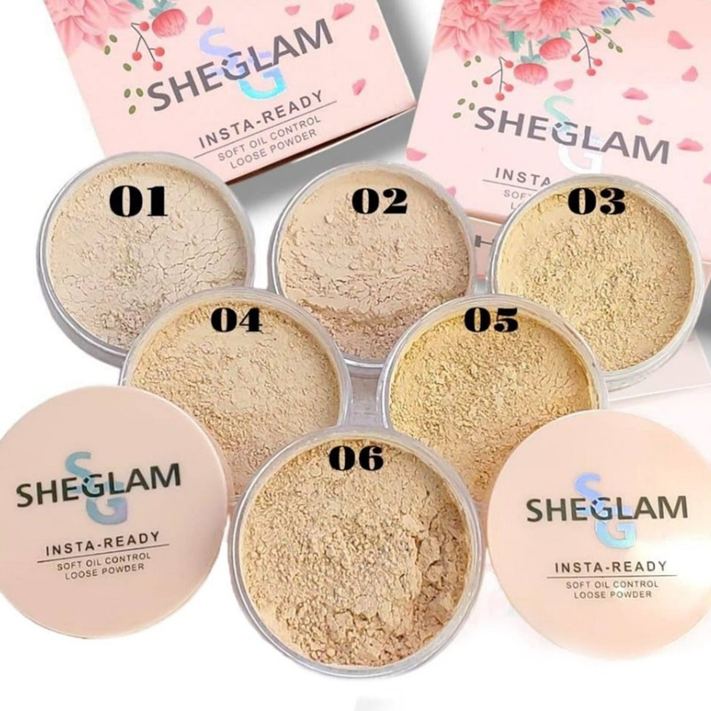 Sheglam Insta-Ready Soft Oil Control Loose Powder – 21g 01