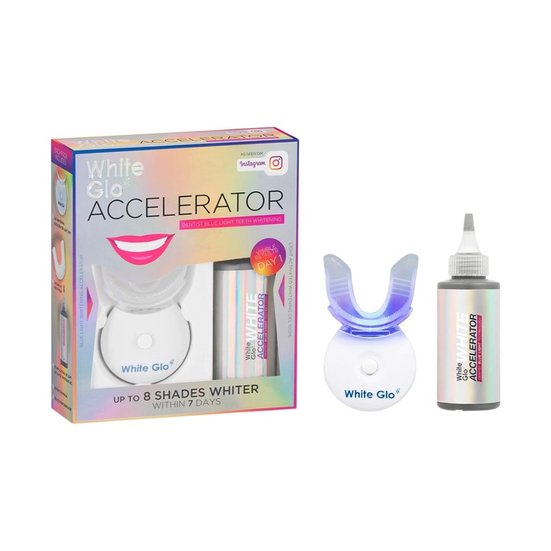White Glo Accelerator Dentist Blue Light Teeth Whitening