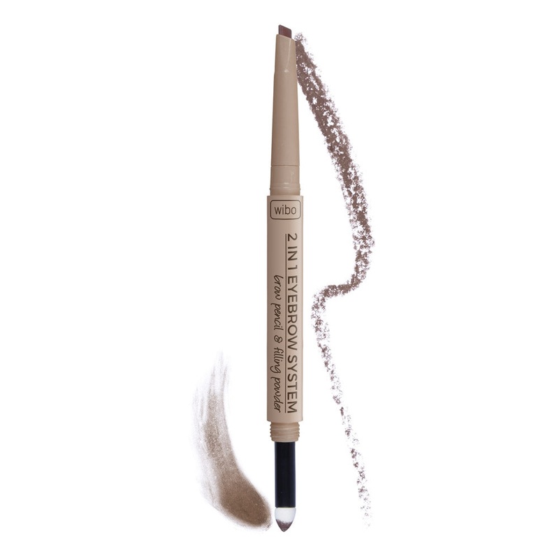 Wibo 2 in 1 eyebrow system #1 Soft brown