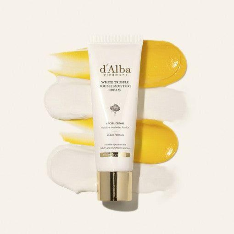 d’Alba White Truffle Double Moisture Cream  60ml | 2-in-1 Hydrating & Firming Vegan Skincare