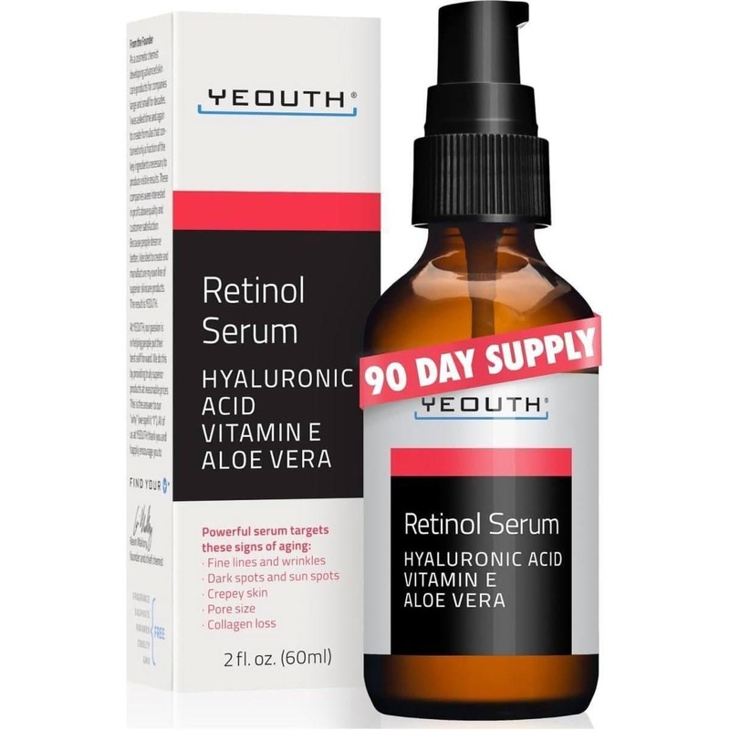 YEOUTH Retinol 2.5% Serum  30ml | Smooth Fine Lines, Boost Radiance & Firm Skin