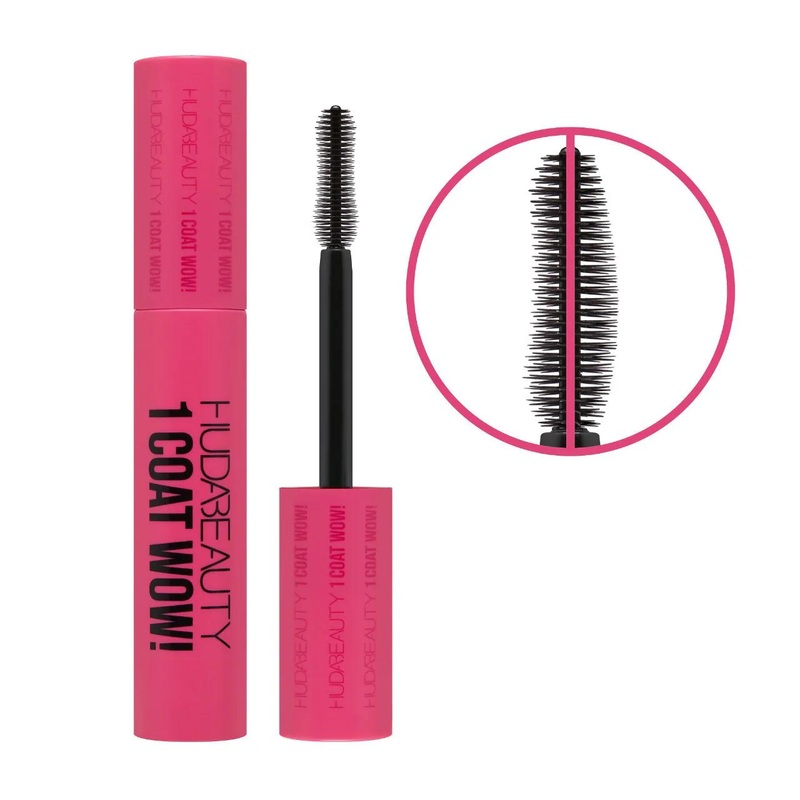 1 Coat WOW. Volumizing & Lifting Mascara: Extreme Volume, Length & Curl – Cruelty & Paraben-Free Black Mascara for Dramatic Lashes
