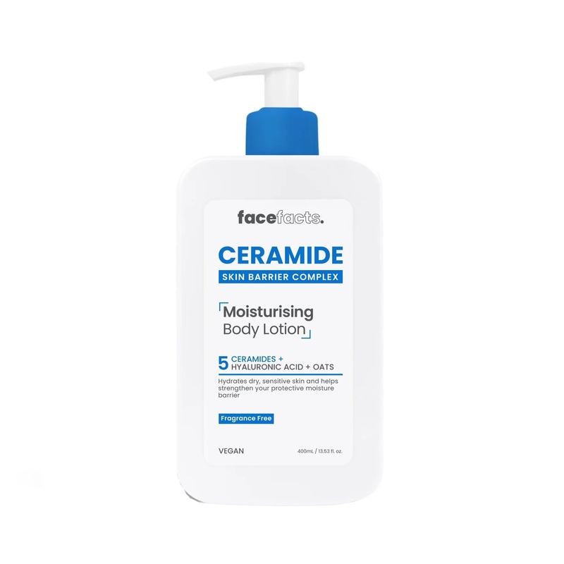 Face facts ceramide moisturizing body lotion 400ml