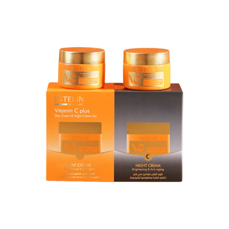 Estelin Vitamin C plus Day Cream & Night Cream Set