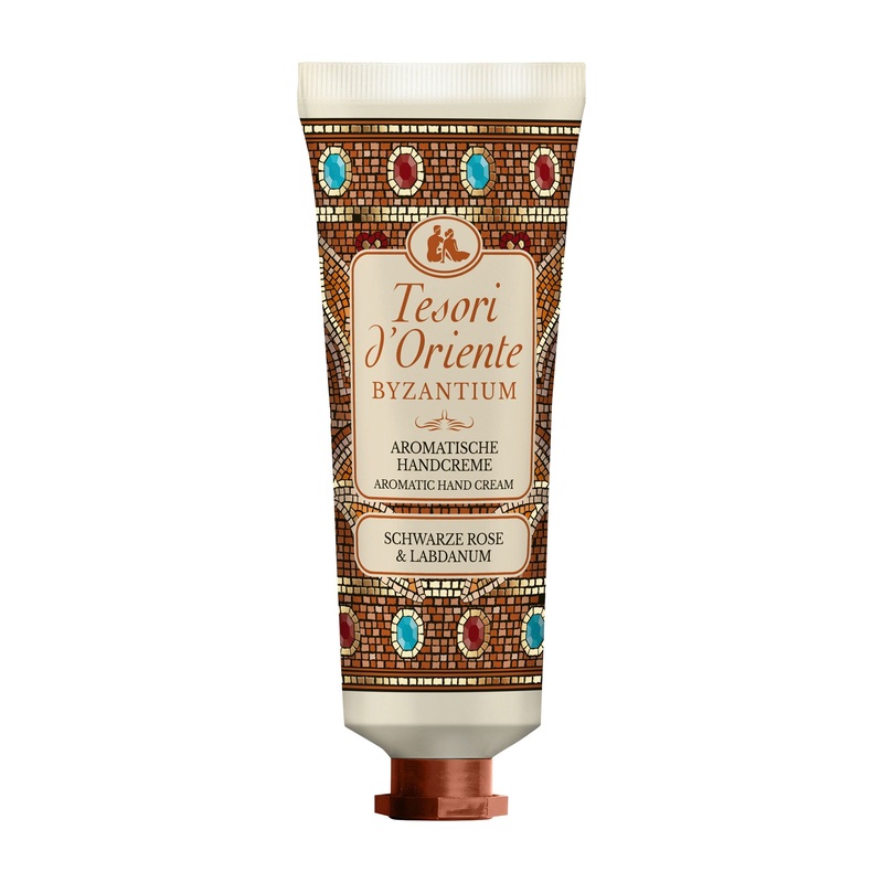 Tesori d’Oriente Byzantium black rose & labdanum hand cream, 75 mL