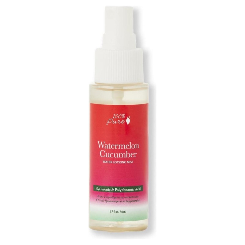 100% PURE Watermelon Cucumber Water Locking Mist  100ml | Intense Hydration & Skin Rejuvenation Spray