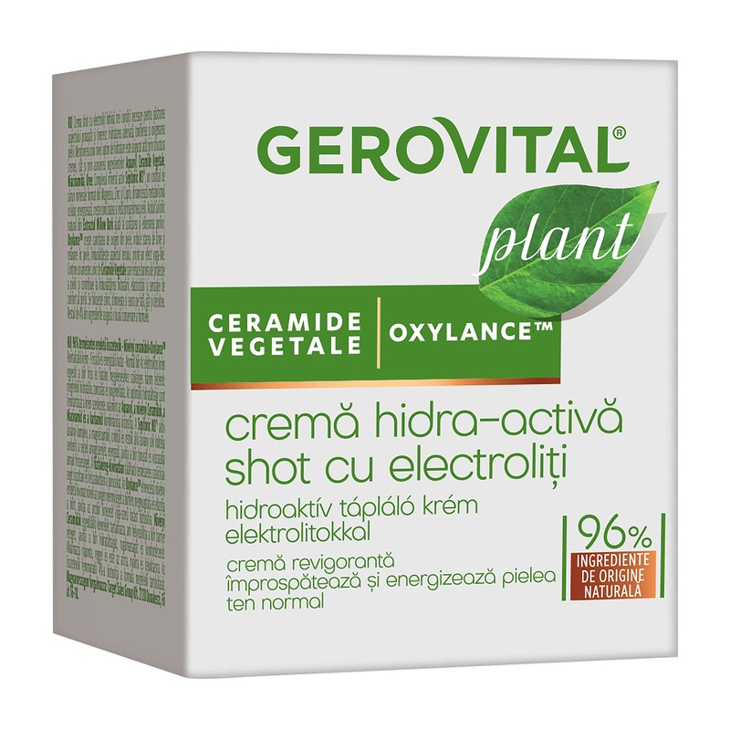 Gerovital Hydro-Active nourishing cream with electrolytes, 50 mL