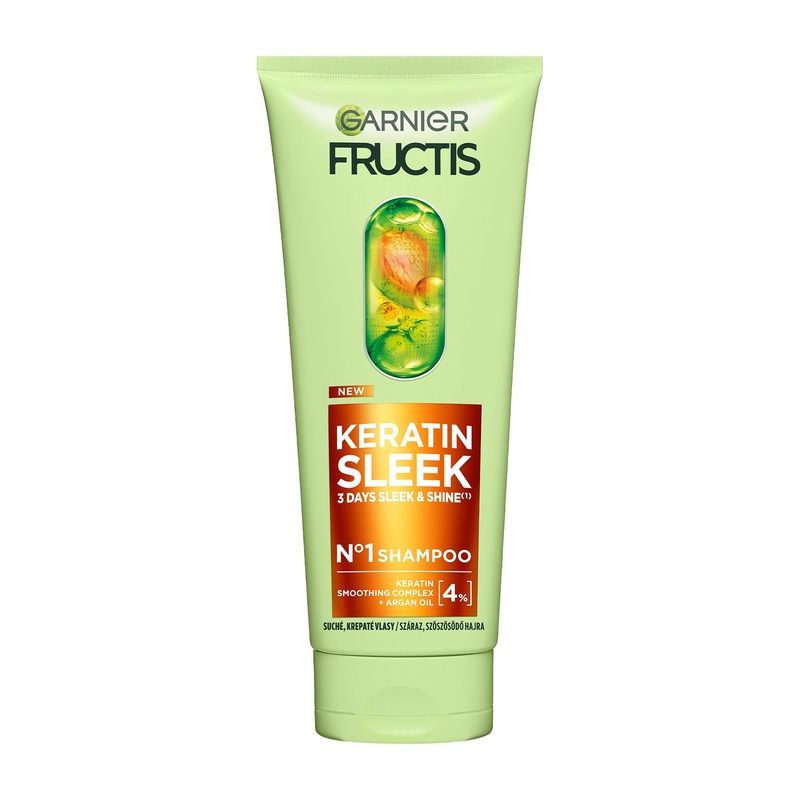 Garnier Fructis Keratin Sleek shampoo, 200 mL