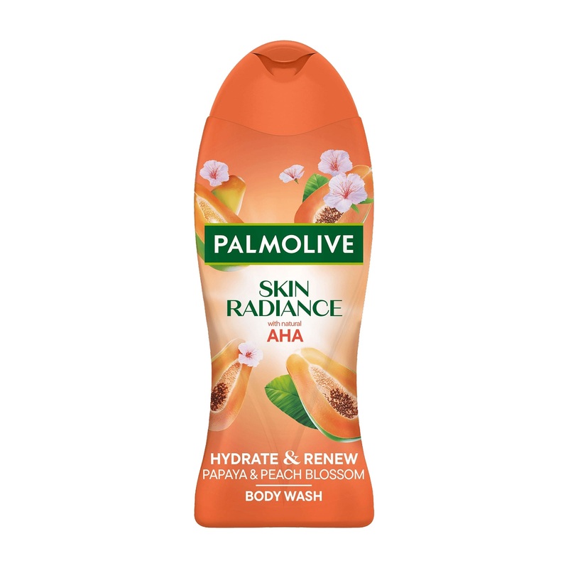 Palmolive Skin Radiance AHA papaya & peach blossom body wash, 500 mL
