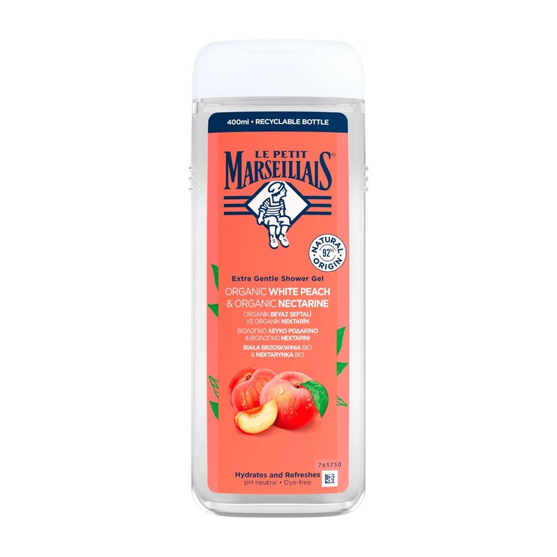 Le Petit Marseillais White Peach & Nectarine shower gel 250 mL