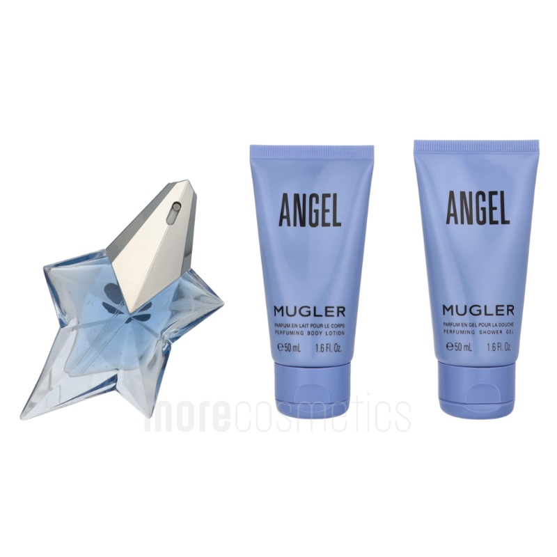 Thierry Mugler Angel Giftset Edp Spray 25ml/Body Lotion 50ml/Shower Gel 50ml
