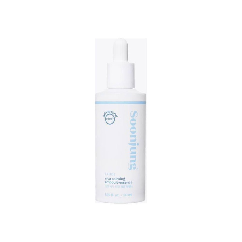 ETUDE SoonJung Cica Calming Ampoule Essence 50ml | Soothing & Hydrating Vegan Formula