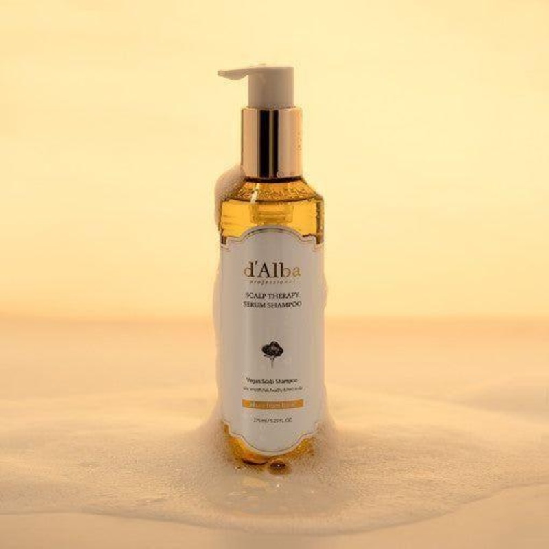 d’Alba Professional Repairing Scalp Therapy Serum Shampoo  275ml | Vegan, Hypoallergenic Care for Healthy Scalp & Hair