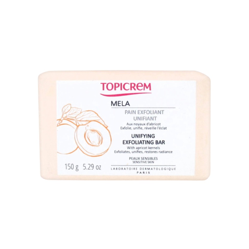 Topicrem Mela Unifying Exfoliating Bar Soap