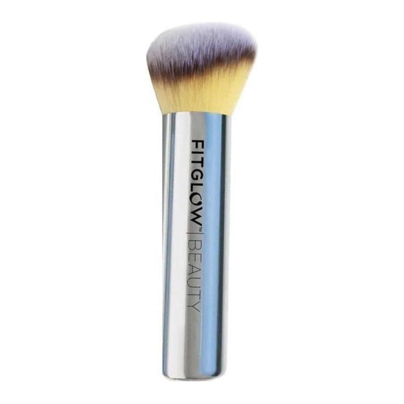 Fitglow Beauty Flawless Finish Foundation Brush  Luxurious Vegan Brush for Flawless Coverage