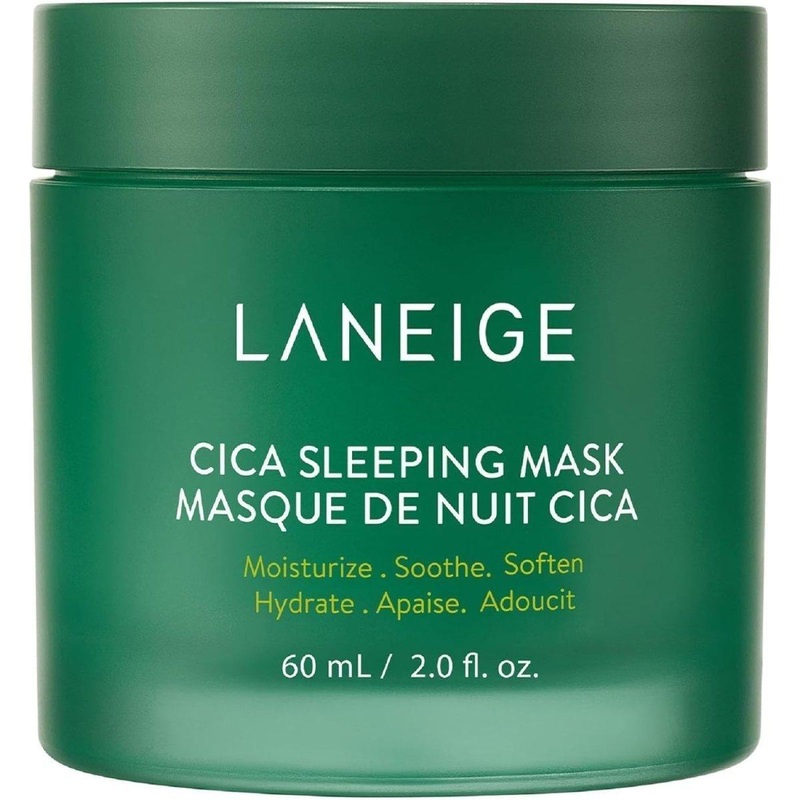 Laneige Cica Sleeping Mask 60ml  Overnight Barrier-Repair Mask with Forest Yeast for Sensitive & Stressed Skin
