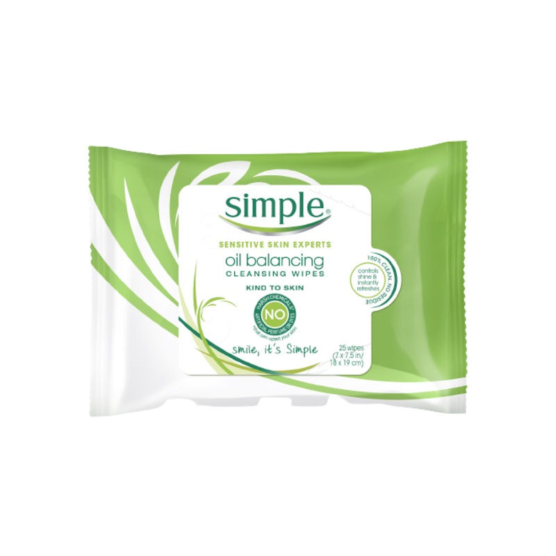 Simple Oil Balancing Cleansing Wipes