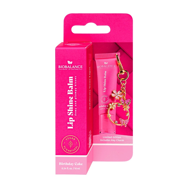 Biobalance Birthday Cake lip shine balm, 10 mL