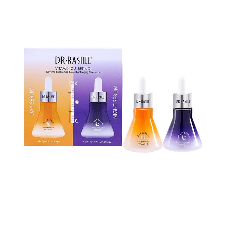 Dr.Rashel Vitamin C & Retinol Daytime Brightening & Night Anti-Aging Face Serum