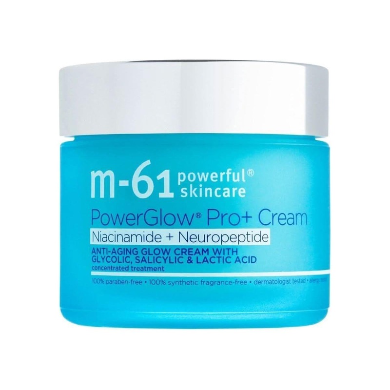 M-61 PowerGlow Pro+ Niacinamide+Neuropeptide Cream  50ml | Firming & Resurfacing Anti-Aging Cream with Glycolic, Salicylic & Lactic Acid