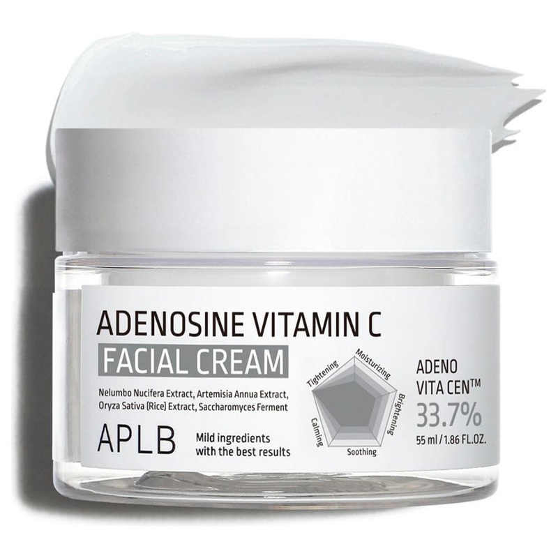 APLB Adenosine Vitamin C Facial Cream  55ml | Brightening & Firming Moisturiser for Sensitive Skin