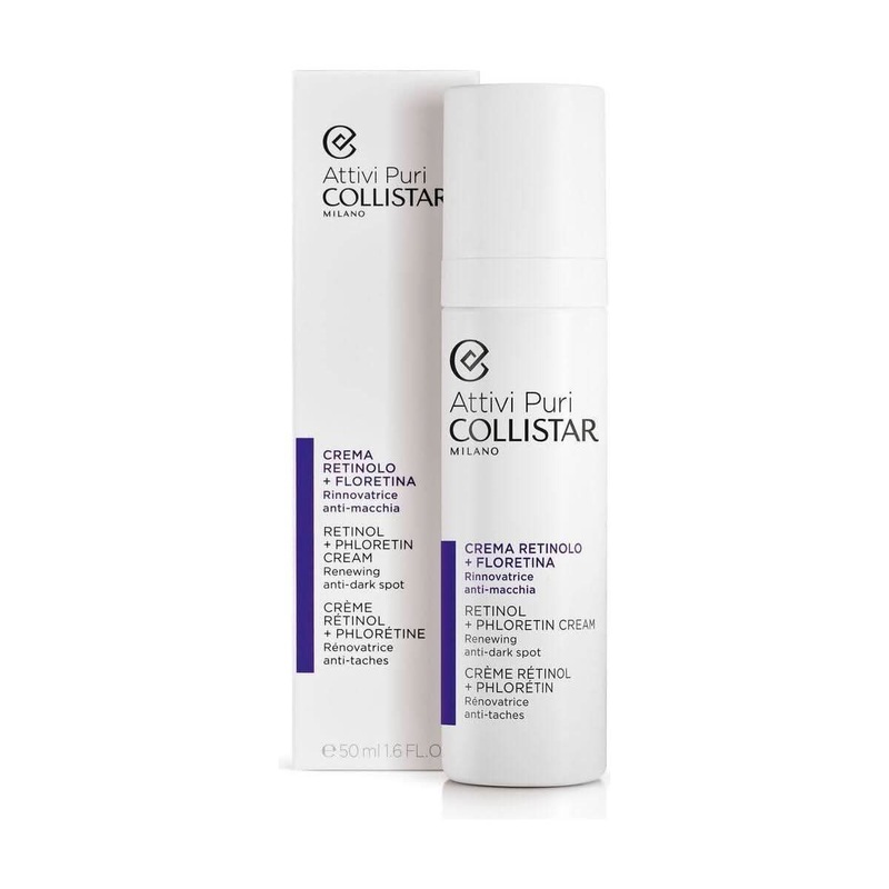 Collistar Attivi Puri Retinol + Phloretin Cream  50ml | Anti-Wrinkle & Brightening Moisturiser