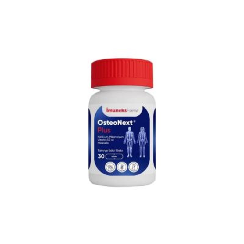 _muneks Farma OsteoNext Plus Dietary Supplement for Bone Health – 30 Tablets, Calcium, Magnesium, Vitamin D3