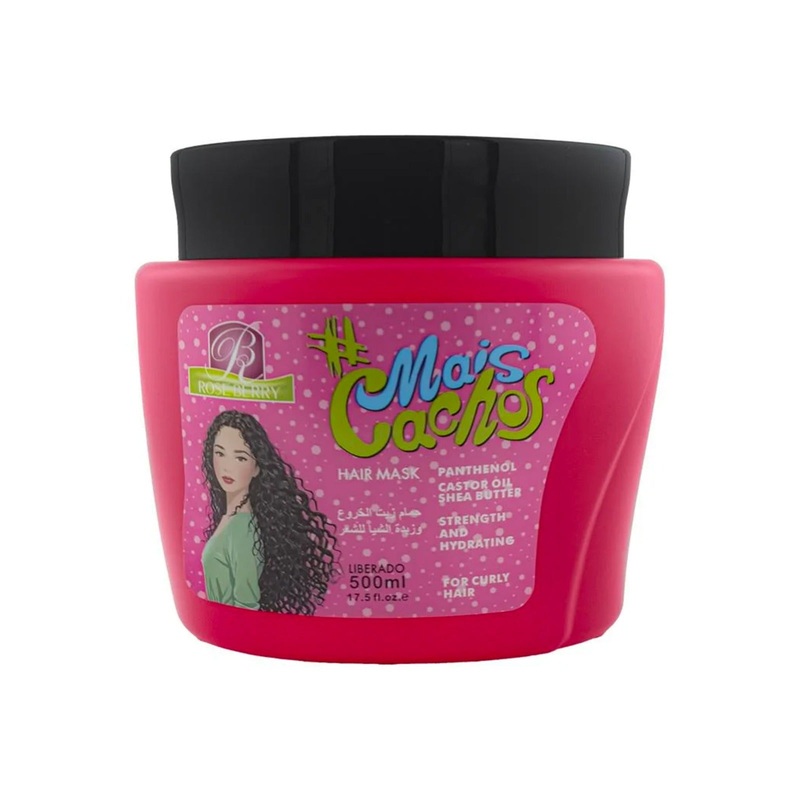 Roseberry Mais Cachos Hair Mask Strength and Hydrating For Curly Hair – 500ml