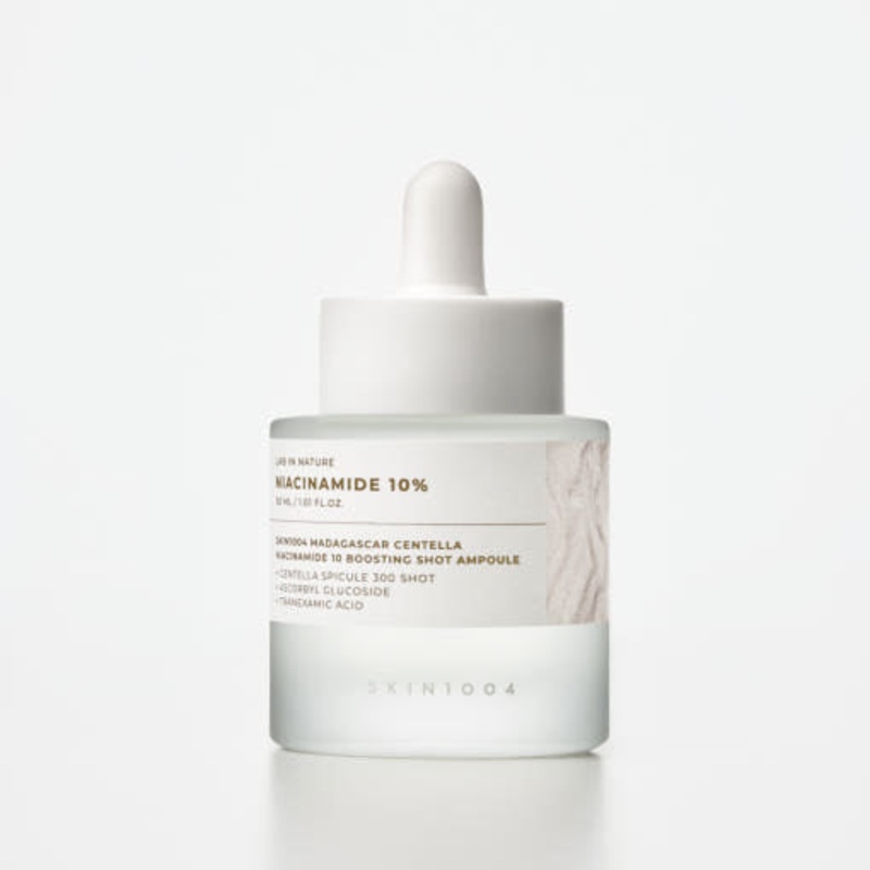 SKIN1004 Madagascar Centella Niacinamide 10 Boosting Shot Ampoule  30ml | Brightening & Skin Barrier Repair Serum