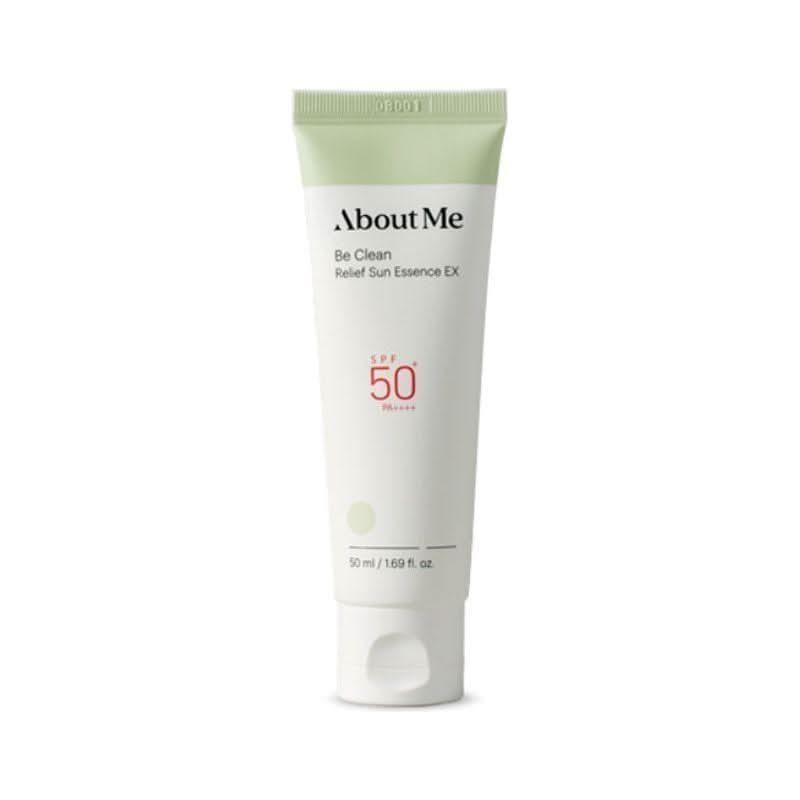 About Me Be Clean Relief Sun Essence EX SPF 50+ PA++++  Hydrating & Soothing Sun Care (50ml)