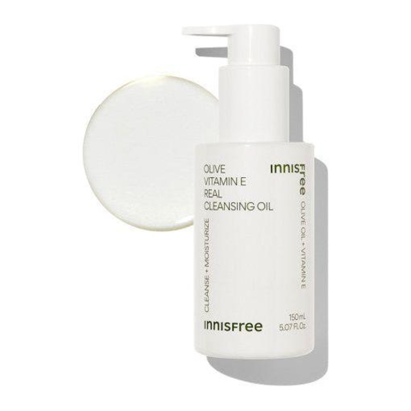 innisfree Olive Vitamin E Real Cleansing Oil  150ml | Deep Cleansing & Moisture-Rich Finish