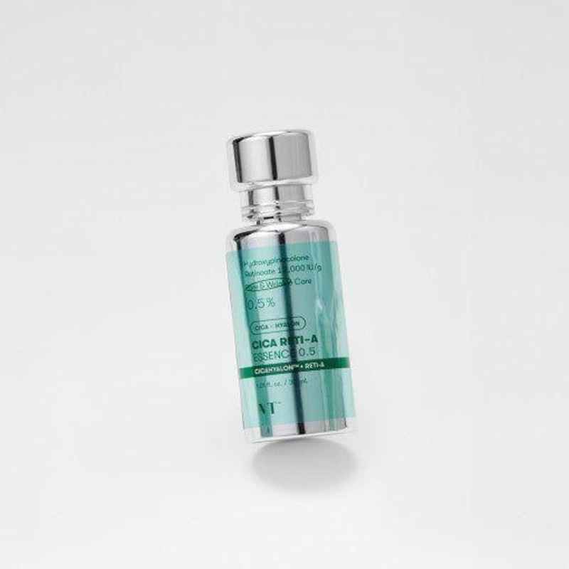 VT Cica Reti-A Essence 0.5  30ml | Pore-Refining & Wrinkle-Smoothing Retinol Essence with Cica & Peptides
