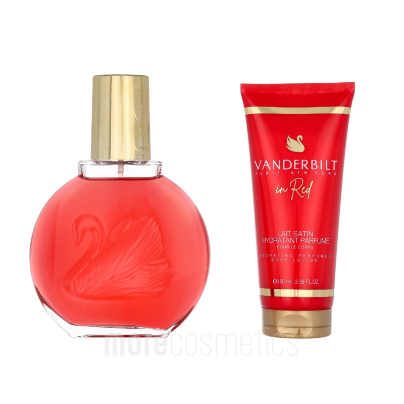 Gloria Vanderbilt In Red Giftset Edp Spray 100ml/Body Lotion 100ml