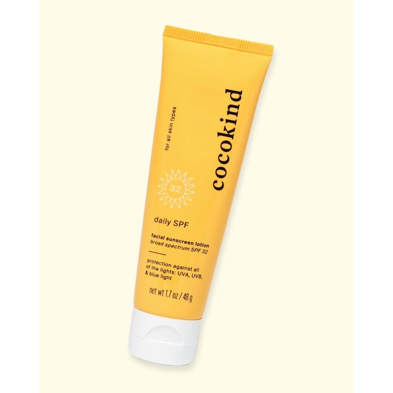 Cocokind Daily SPF 32  50ml | Lightweight Mineral Sunscreen for UV & Blue Light Protection